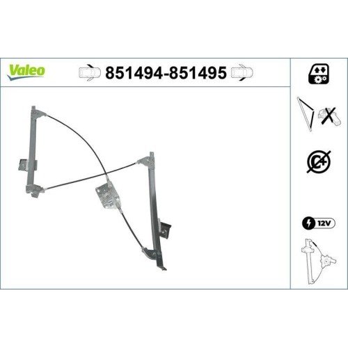 Fensterheber valeo 851494 - 1x,